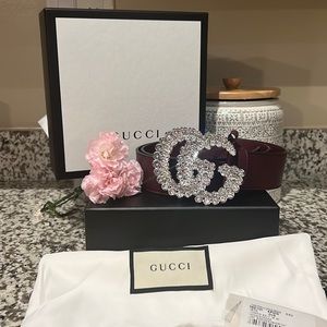New women’s Crystal Gucci belt size us-34